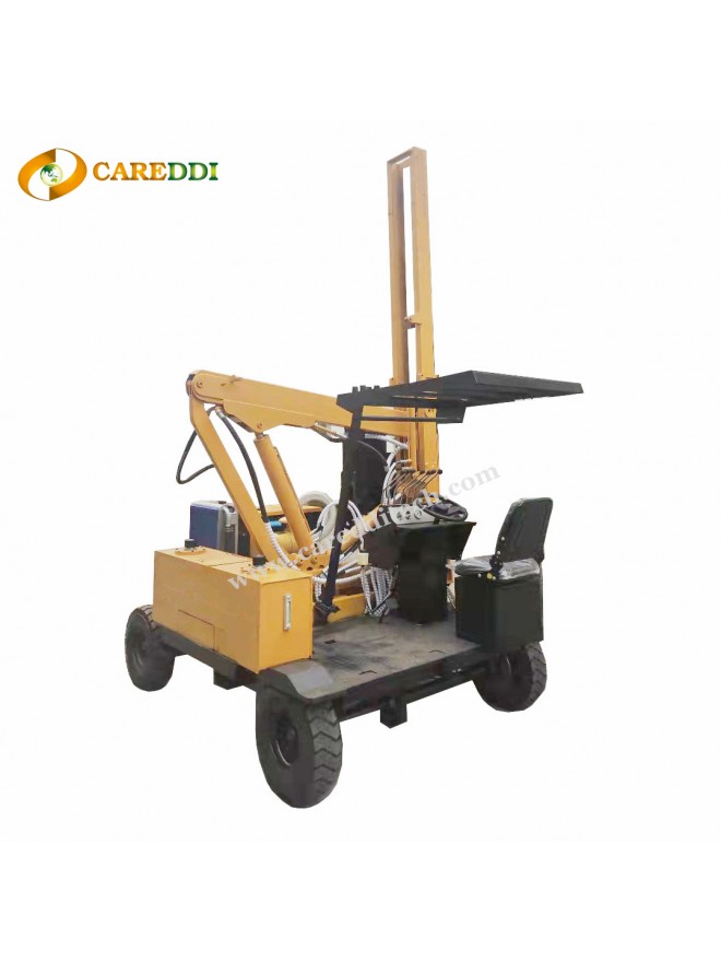 WS-02 Small Sheet Pile Driver Ground Screw Machine For Solar Photovoltaic Installation