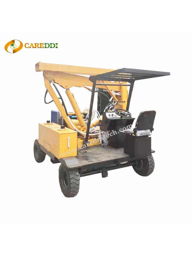 WS-02 Model Automatic Hammer Pile Driver For Highway Guardrail Instruction