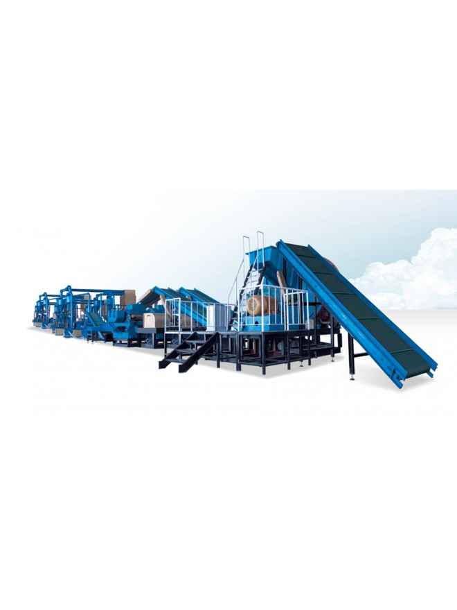 Tire Recycling System Complete Plant For Rubber Fine Powder Whole Set
